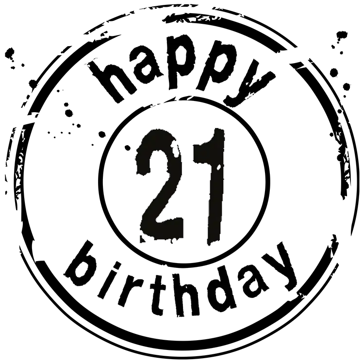 21 jaar op een reuze ballon