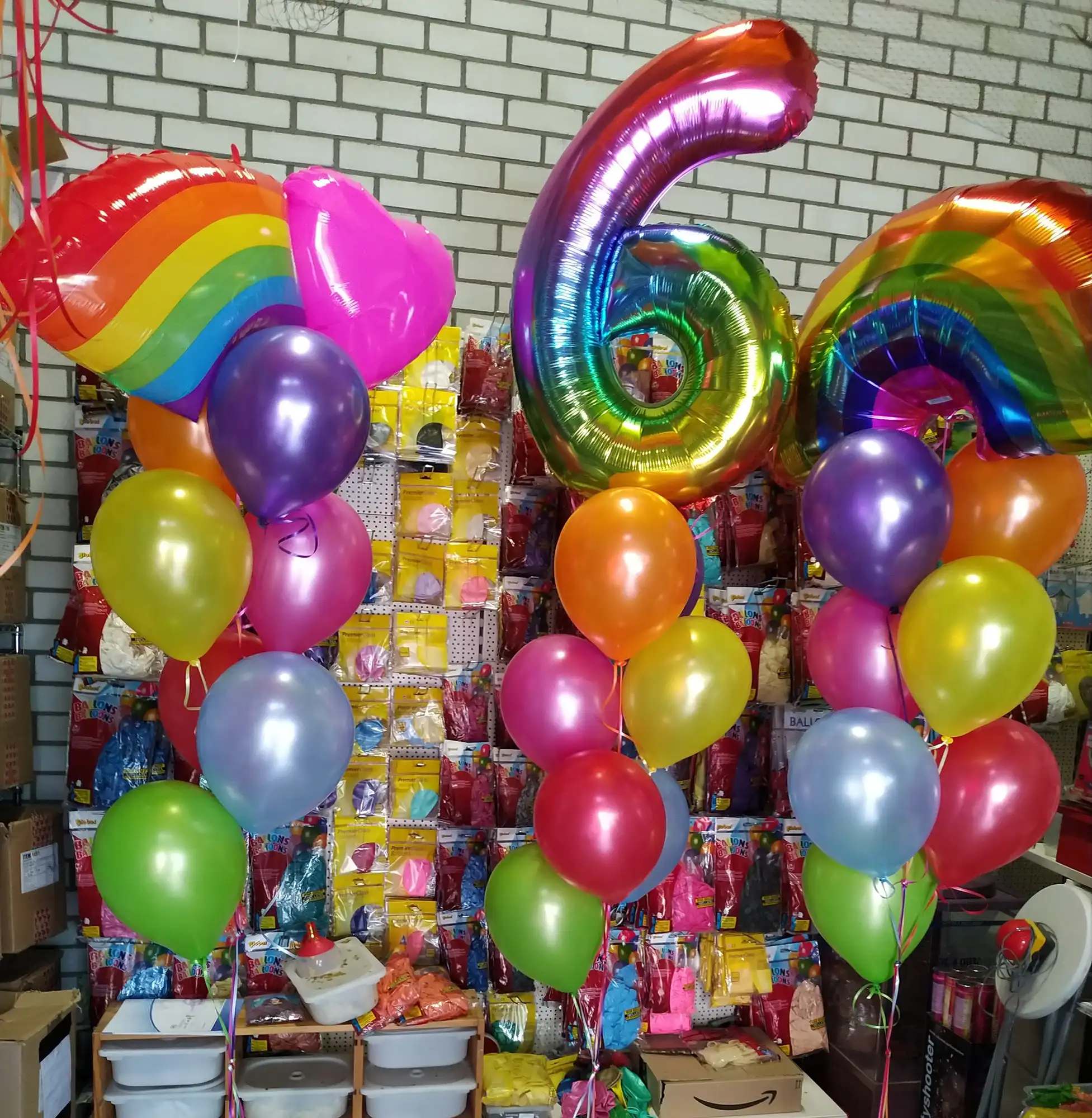 Ballon trossen voor een verjaardag