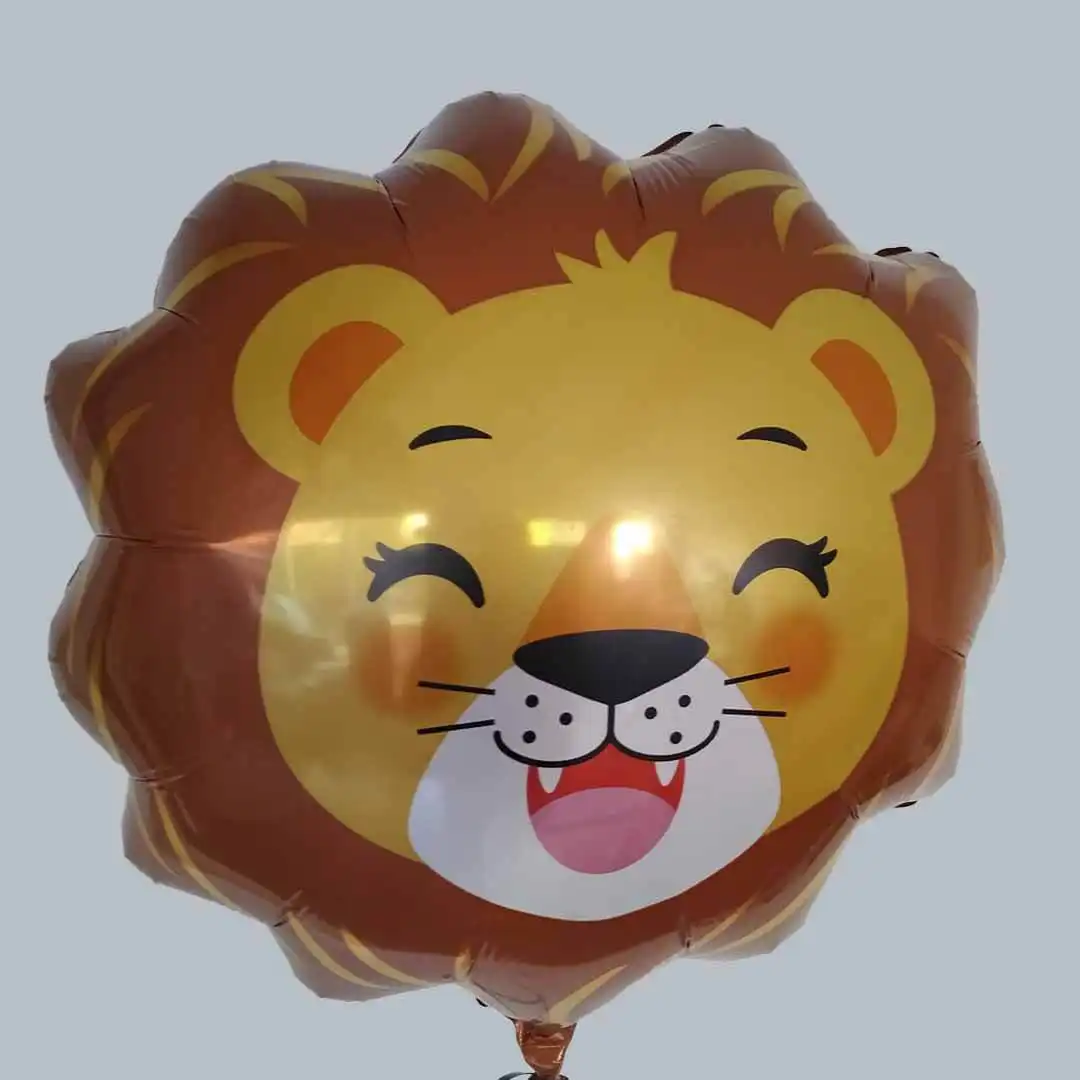 Kiderballonboeket Top ballon 28 inch Leeuw