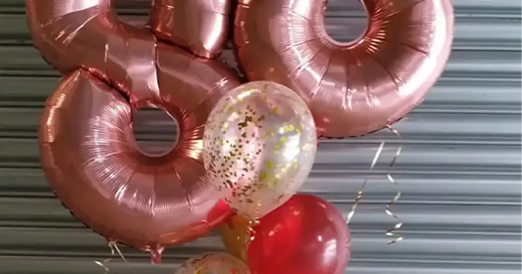 Reuze leeftijd ballonnen