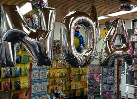 folie letter ballonnen